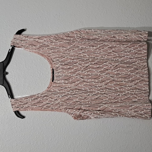 Alex Evenings Plus Size 3/4 Sleeve Printed Twinset - Picture 11 of 14